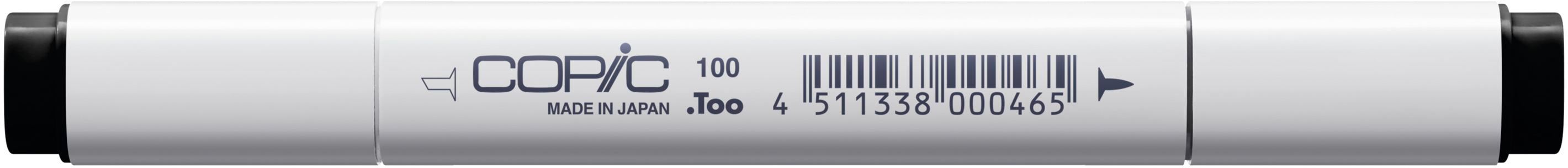 Copic Classic Marker, Doppelspitze – Keilspitze + Feine Spitze, alkoholbasiert, schwarz