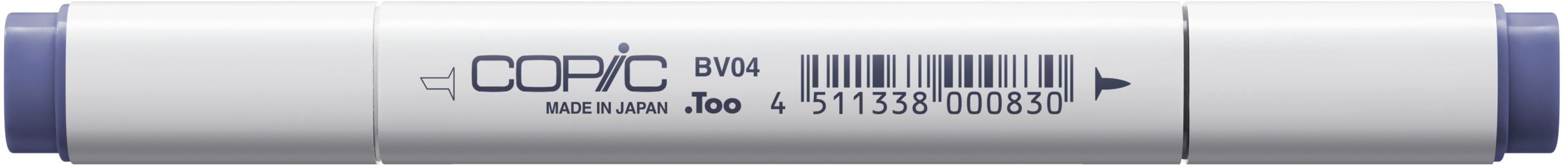 Copic Classic Marker, Doppelspitze – Kombi, alkoholbasiert, BV04 Blue Berry