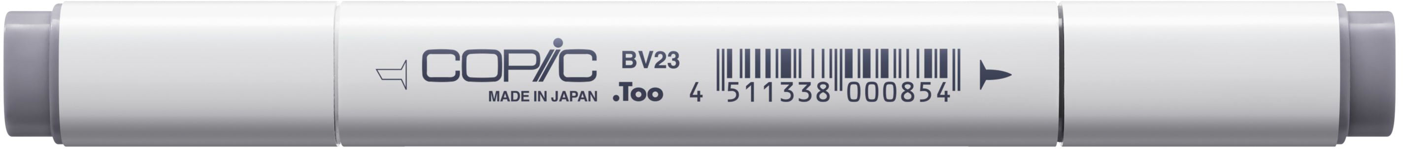 Copic Classic Marker – Doppelspitze, Polyesterspitzen (breit + fein), alkoholbasiert, grau-lila