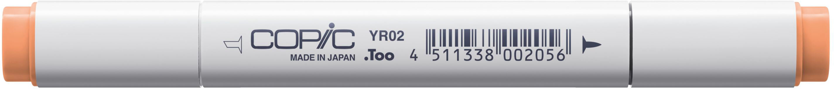 Copic Classic Marker, Doppelspitze – Kombi, alkoholbasiert, YR02 Hellorange