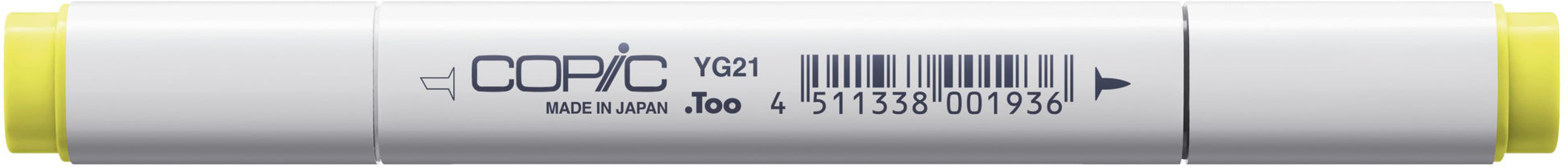 Copic Classic Marker, Doppelspitze – Kombi (breit + fein), alkoholbasiert, YG21 Anis