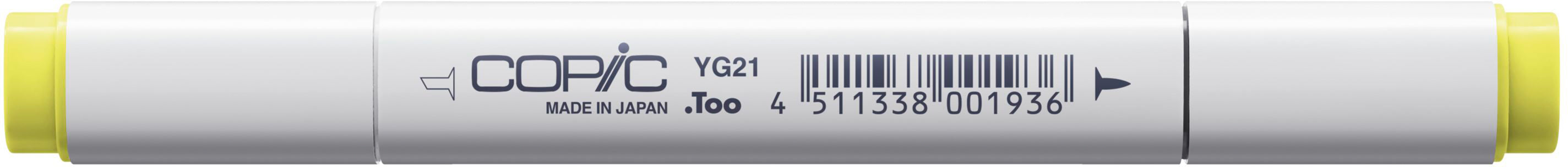 Copic Classic Marker, Doppelspitze – Kombi (breit + fein), alkoholbasiert, YG21 Anis