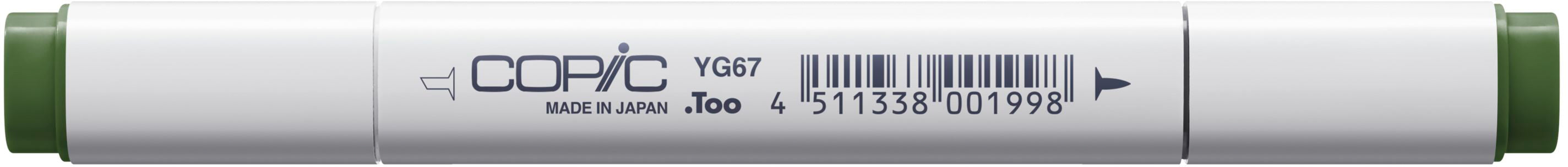 Copic Classic Marker, Doppelspitze – Kombi (breit + fein), alkoholbasiert, Moos
