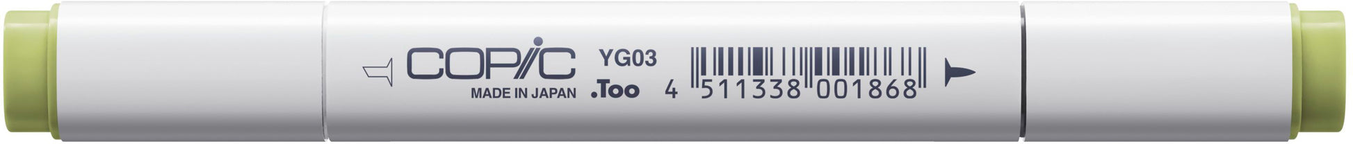 Copic Classic Permanentmarker – Doppeltspitze – Gelbgrün (YG03), nachfüllbar
