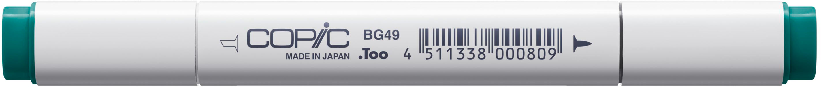 Copic Classic Filzstift, Doppelspitze – Kombi (breit + fein), alkoholbasiert, BG49 Duck Blue