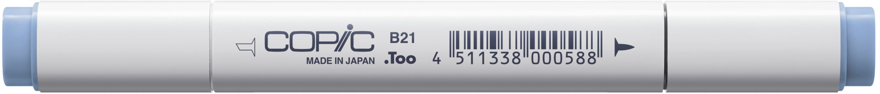 Copic Klassischer Filzstift, Doppelspitze – Kombi (breit + fein), alkoholbasiert, Babyblau