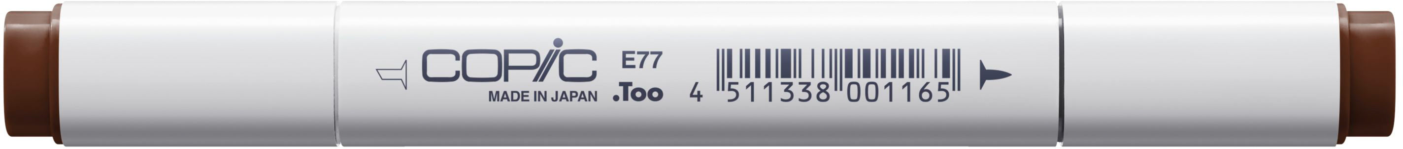 Copic Klassischer Filzstift, Doppelspitze – Keilspitze, Feine Spitze, alkoholbasiert, Maroon