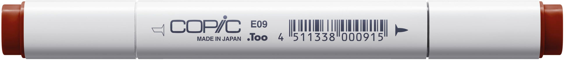 Copic Classic Filzstift, Doppelspitze – Kombi, alkoholbasiert, E09 Burnt Sienna