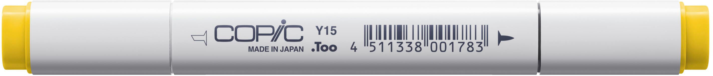 Copic Classic Y15 Permanentmarker – Doppeltspitze – Kadmiumgelb