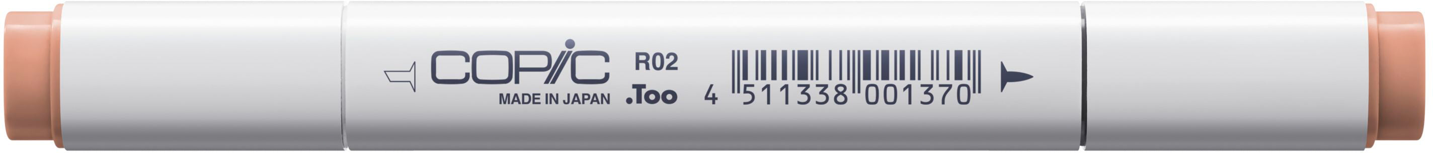 Copic Classic Filzstift – Doppelspitze, Kombi-Spitze, alkoholbasiert, R02 Rose Salmon