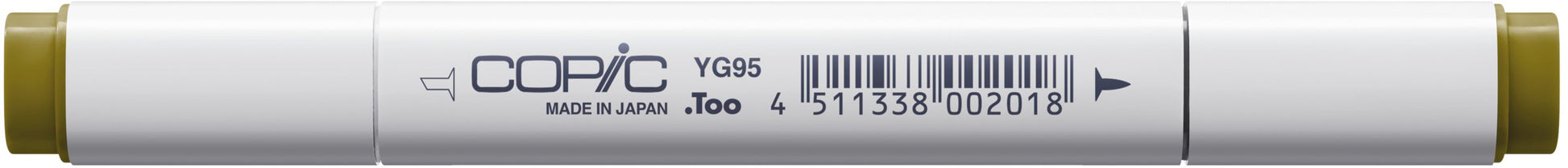 Copic Classic Marker, Doppelspitze – Kombi (breit + fein), alkoholbasiert, YG95 blassoliv