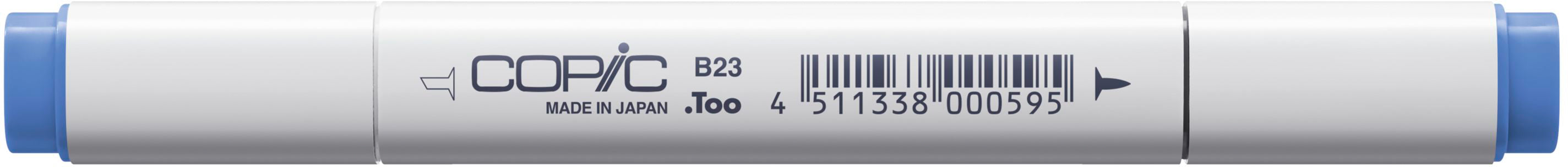 Copic Klassischer Filzstift, Doppelspitze – Kombi (breit + fein), alkoholbasiert, Phthalo Blau