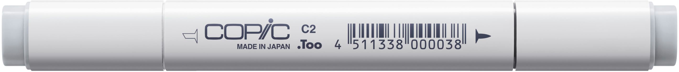 Copic Klassischer Filzstift, Doppelspitze – Kombi, alkoholbasiert, Cool Grey Nr. 2