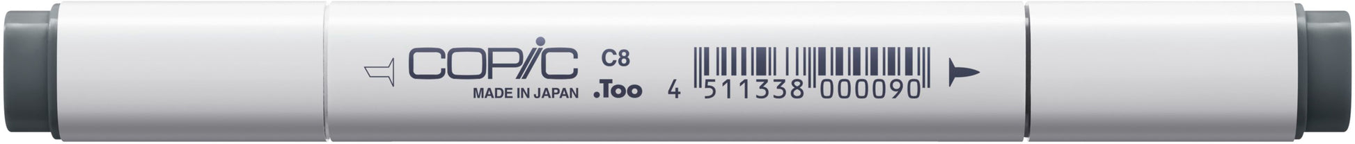 Copic Classic Filzstift, Doppelspitze – Kombi-Spitze, alkoholbasiert, Cool Gray C-8