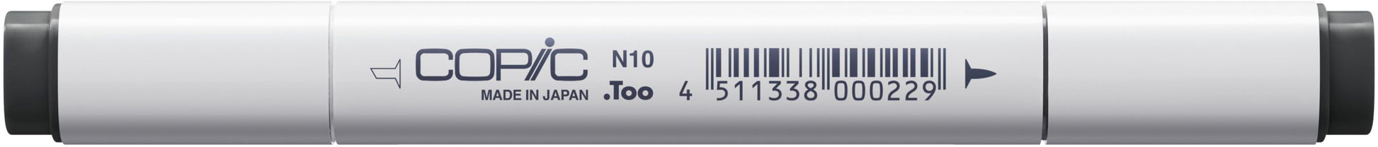 Copic Klassischer Filzstift, Doppelspitze – Kombi, alkoholbasiert, neutralgrau (N-10)