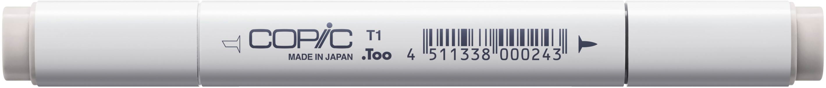Copic Classic Marker – Doppelspitze, Kombi-Spitze, alkoholbasiert, T1 Toner Grau