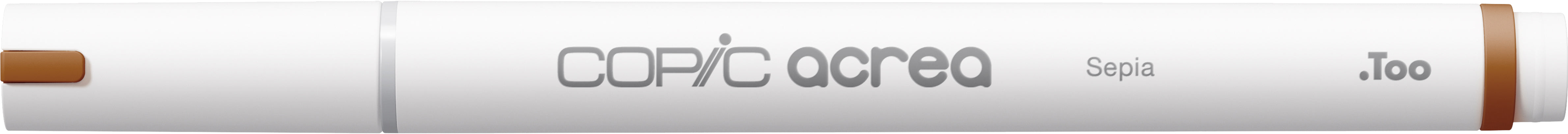 Copic Acrea Permanentmarker – Feine Spitze 0,8 mm – Sepia – für Stein, Kunststoff und Textil