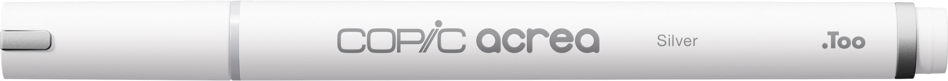 Copic Acrea Permanentmarker Metallic – Feine Spitze 0,8 mm – Silber – für Glas, Metall und Kunststoff