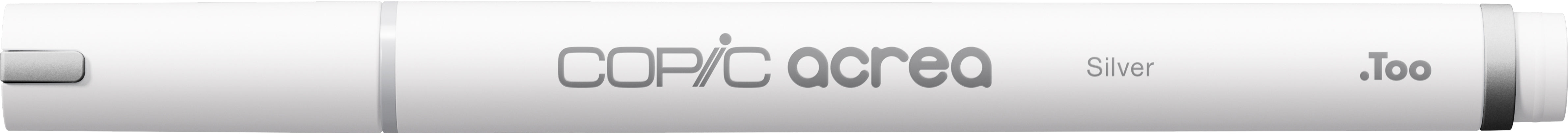 Copic Acrea Permanentmarker Metallic – Feine Spitze 0,8 mm – Silber – für Glas, Metall und Kunststoff