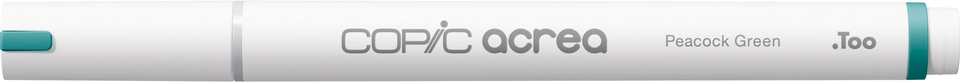 Copic Acrea Permanentmarker – Rundspitze 0,8 mm – Pfauengrün – für Glas, Metall und Kunststoff