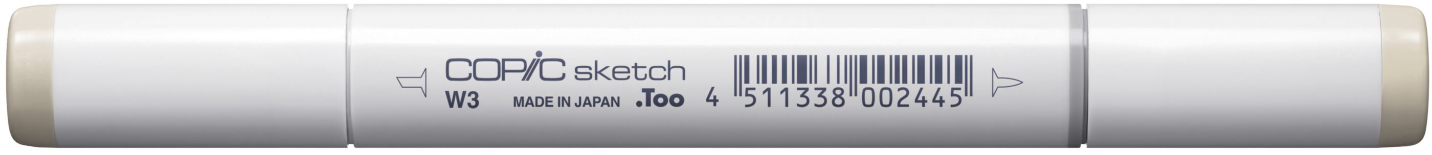 Copic Sketch Permanentmarker – Doppeltspitze – Warmgrau (W-3)