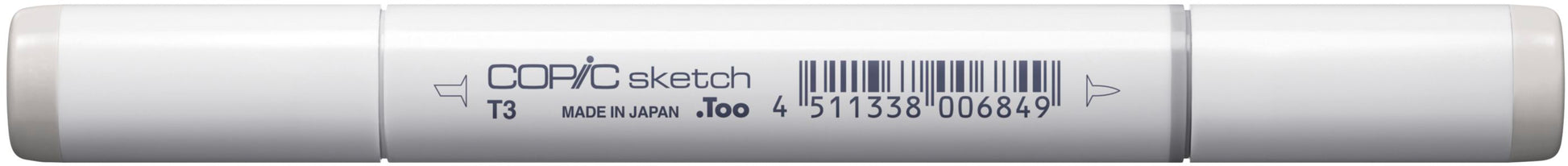 Copic Sketch Pinselstift, Doppelspitze – Kombi, alkoholbasiert, Toner Grau Nr. 3