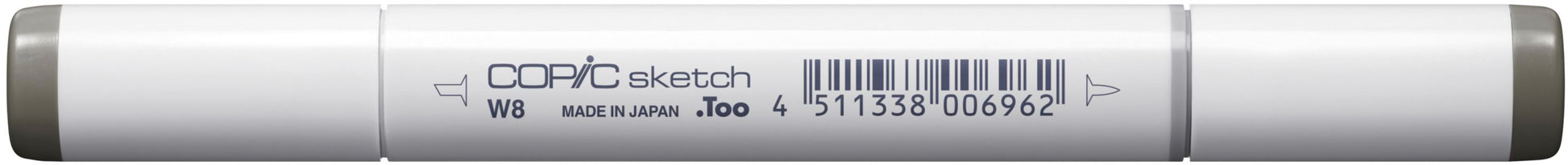 Copic Sketch Pinselstift – Doppelspitze, Kombi, alkoholbasiert, warmes Grau W-8