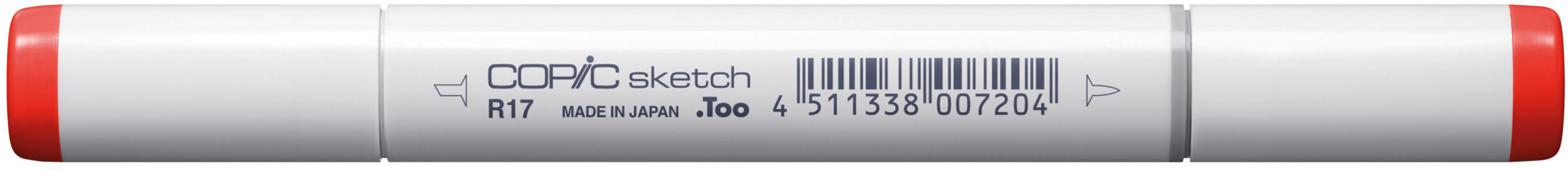 Copic Sketch Pinselstift, Doppelspitze – Kombi, alkoholbasiert, R17 Lippenstift Orange