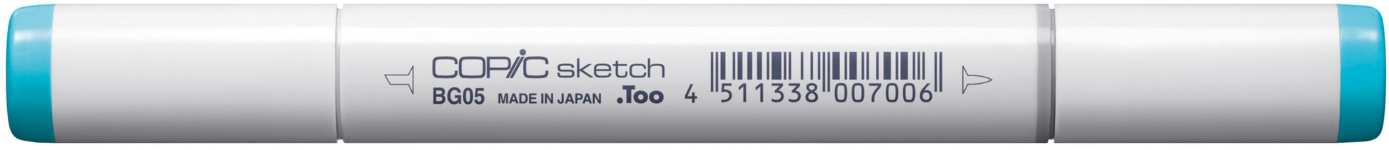 Copic Sketch Brush Pen, Doppelspitze – Pinselspitze, alkoholbasiert, BG05 Holiday Blue