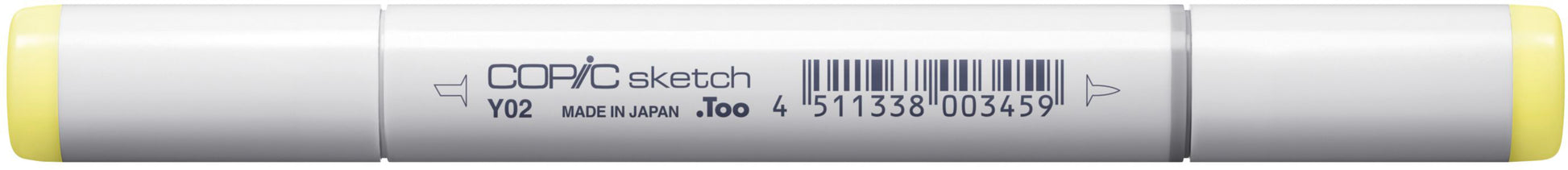 Copic Sketch Brush Pen, Doppelspitze – Pinsel + Breitspitze, alkoholbasiert, Kanariengelb