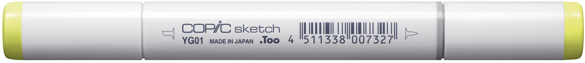 Copic Sketch Pinselstift, Doppelspitze – Kombi, alkoholbasiert, YG01 Green Bice