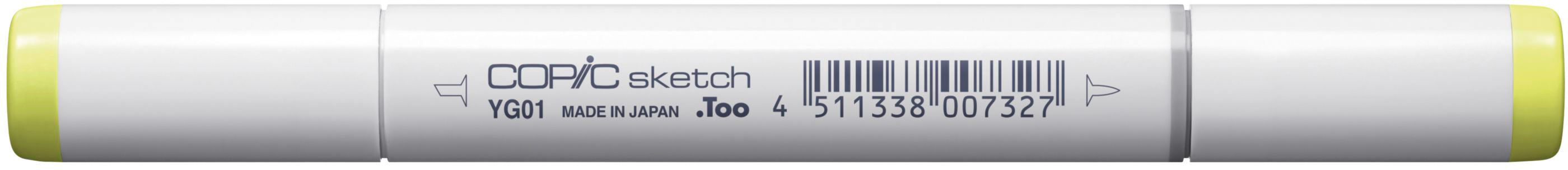 Copic Sketch Pinselstift, Doppelspitze – Kombi, alkoholbasiert, YG01 Green Bice