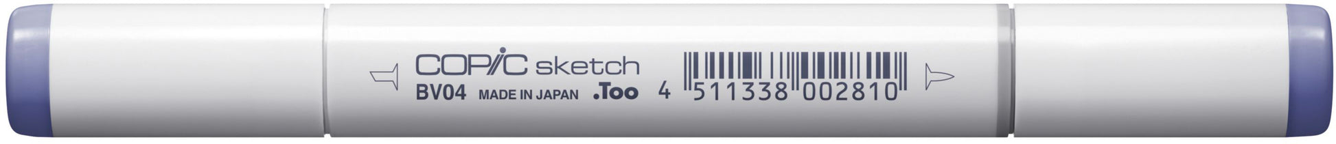 Copic Sketch Pinselstift, Doppelspitze – Kombi, alkoholbasiert, Blau (BV04 Blue Berry)
