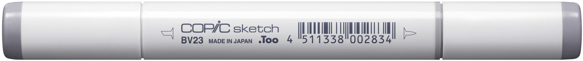 Copic Sketch Brush Pen, Doppelspitze – Pinsel + Keil, alkoholbasiert, BV23 grau-lavendel