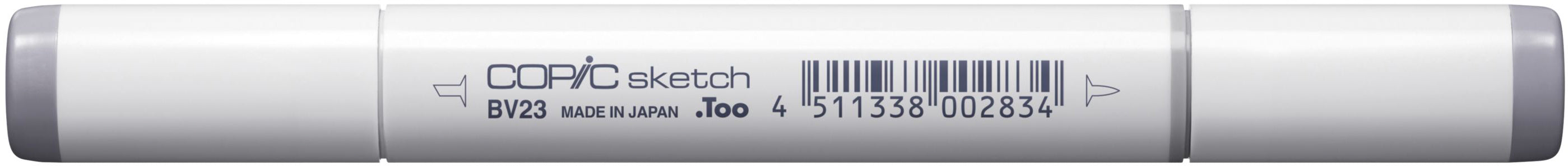 Copic Sketch Brush Pen, Doppelspitze – Pinsel + Keil, alkoholbasiert, BV23 grau-lavendel