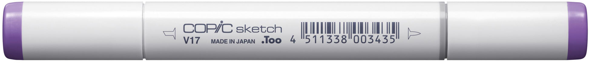Copic Sketch Pinselstift, Doppelspitze – Kombi (Pinsel + Keilspitze), alkoholbasiert, Amethyst