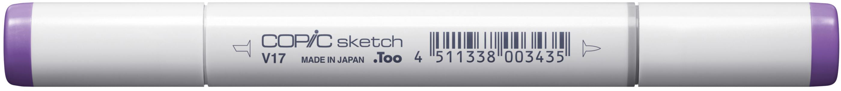 Copic Sketch Pinselstift, Doppelspitze – Kombi (Pinsel + Keilspitze), alkoholbasiert, Amethyst