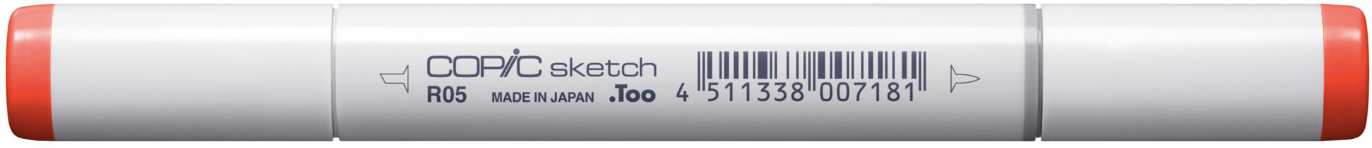 Copic Sketch Brush Pen, Doppelspitze – Pinselspitze + Medium Broad, Alkoholbasiert, Lachsrot