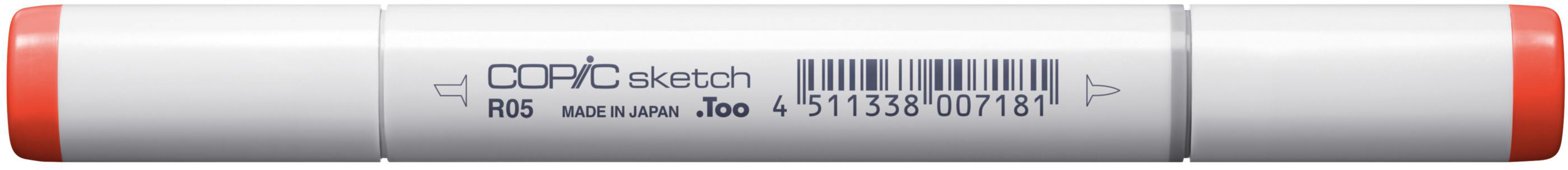 Copic Sketch Brush Pen, Doppelspitze – Pinselspitze + Medium Broad, Alkoholbasiert, Lachsrot