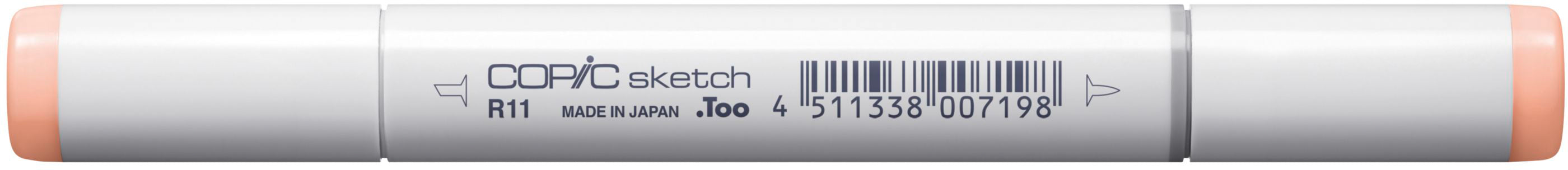 Copic Sketch Pinselstift – Doppelspitze, Pinsel + Medium Broad, alkoholbasiert, blass kirschrosa
