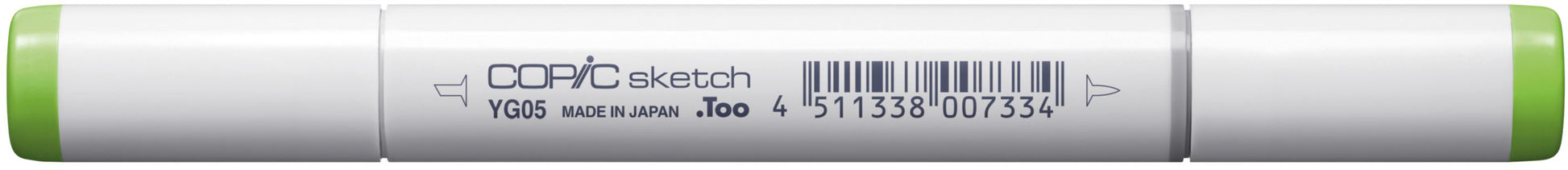 Copic Sketch Brush Pen, Doppelspitze – Pinselspitze + Medium Broad, alkoholbasiert, YG05 Salad