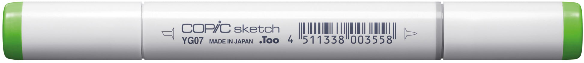 Copic Sketch Pinselstift, Doppelspitze – Kombi (Pinsel/Keil), alkoholbasiert, Acid Green