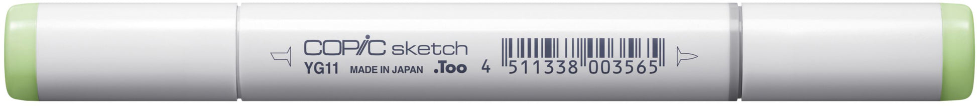 Copic Sketch Pinselstift, Doppelspitze – Pinselspitze + Medium Broad, alkoholbasiert, YG11 Mignonette