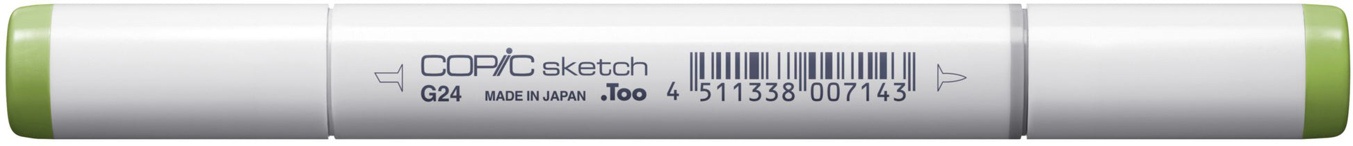 Copic Sketch Brush Pen, Doppelspitze – Pinsel + Breit, alkoholbasiert, G24 Willow, für Copic Airbrush