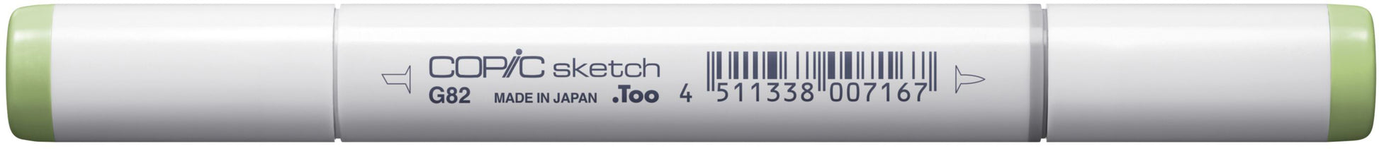 Copic Sketch Pinselstift, Doppelspitze – Pinsel + Medium Broad, alkoholbasiert, Spring Dim Green