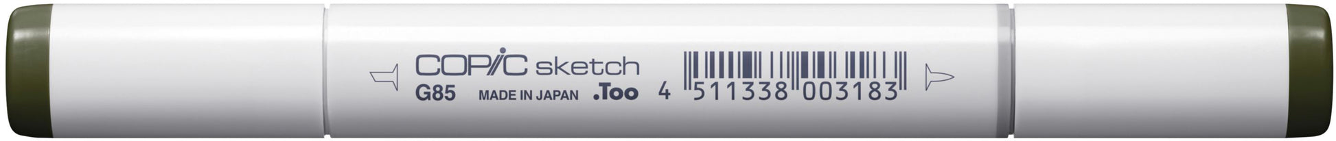 Copic Sketch Brush Pen, Doppelspitze – Pinsel + Medium Broad, alkoholbasiert, Verdigris