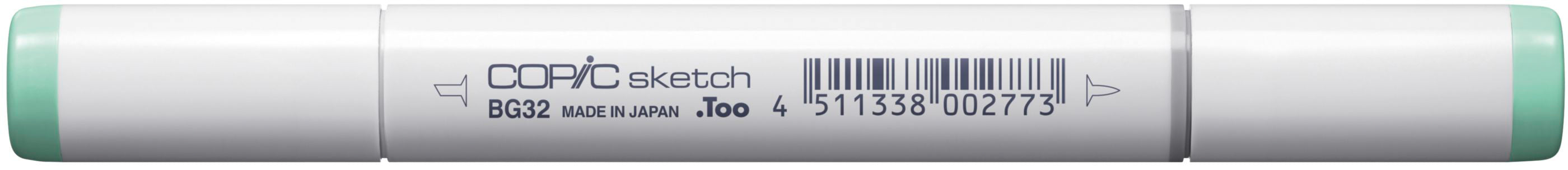 Copic Sketch Pinselstift – Doppelspitze, Pinsel + Medium Broad, alkoholbasiert, Aqua Mint