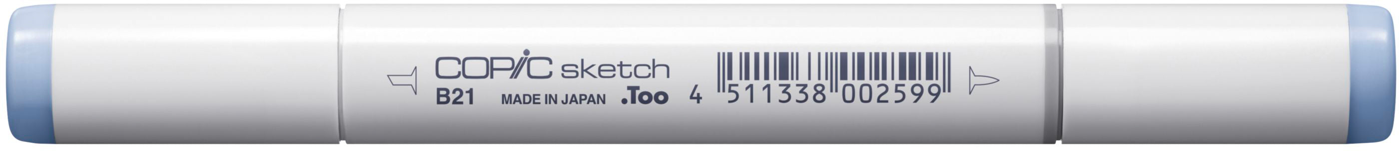Copic Sketch Pinselstift, Doppelspitze – Pinsel/Mittelbreit, Babyblau