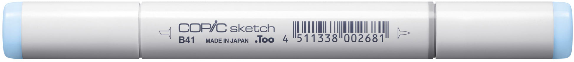 Copic Sketch Pinselstift, Doppelspitze – Pinsel + Medium Broad, alkoholbasiert, Powder Blue
