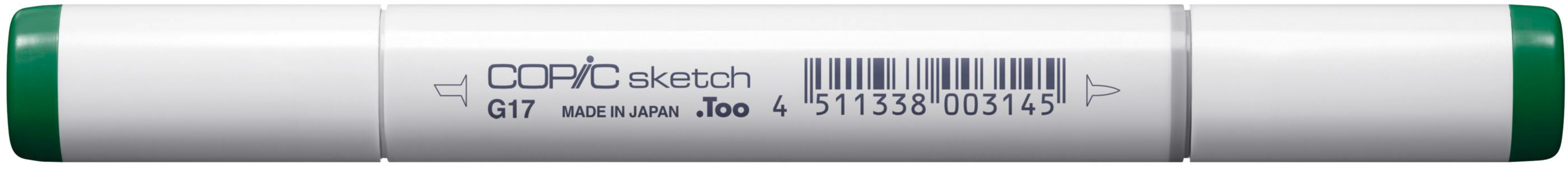 Copic Sketch Brush Pen – Doppelspitze, Pinsel- und Keilspitze, alkoholbasiert, Waldgrün